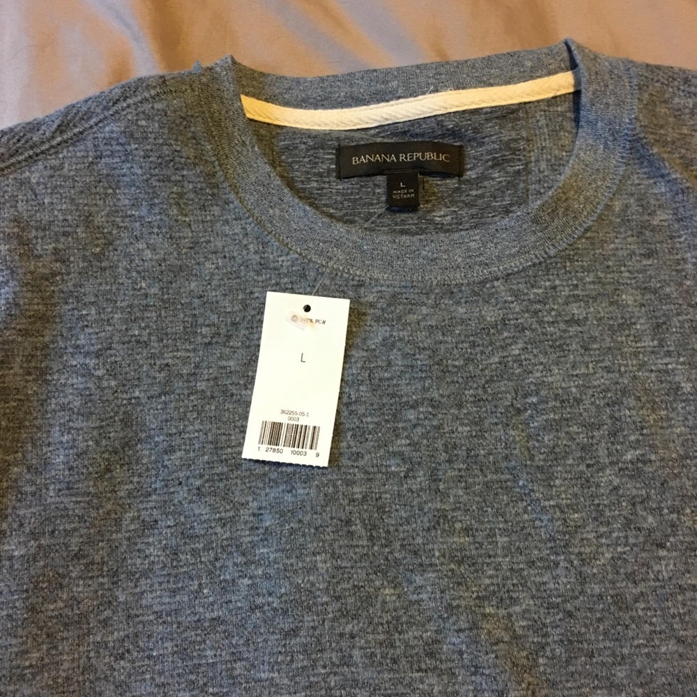 Banana republic waffle-knit long sleeve t-shirt